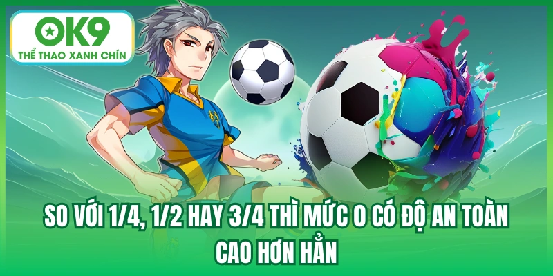 So với 1/4, 1/2 hay 3/4 thì mức 0 có độ an toàn cao hơn hẳn
